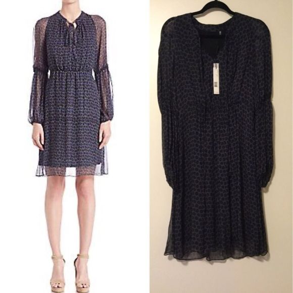 Elie Tahari Dresses & Skirts - Elie Tahari Greta Cold Shoulder Print Dress